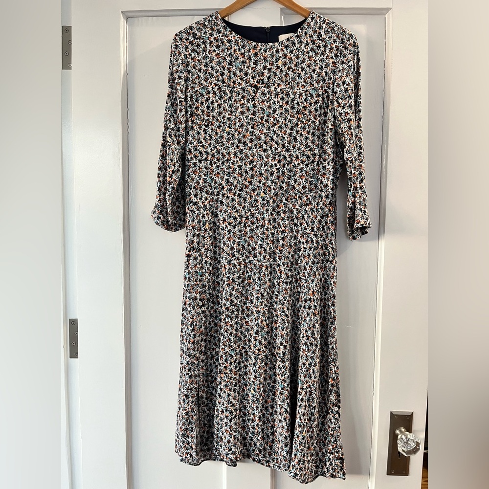 LOFT Multi Color Dress size 8 preowned condition